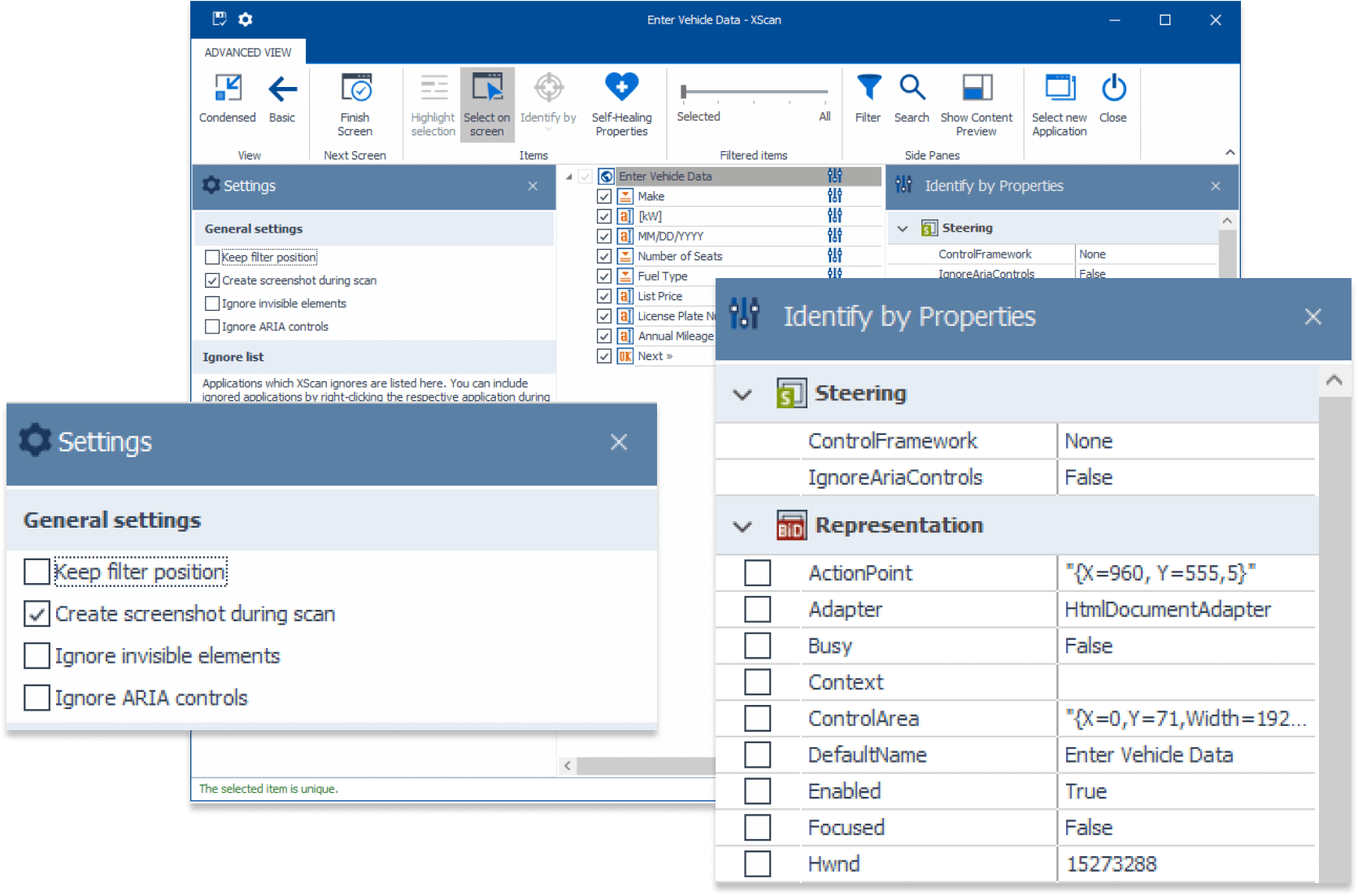 Easily identify ARIA controls implemented in screen readers